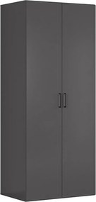 Dulap FLEX, gri grafit, PAL, 100x66x240 cm