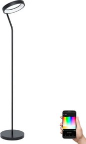 Eglo 32327 - Lampă de podea LED RGBW dimabilă MARGHERA-C LED/15,5W/230V, negru