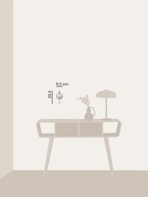 Agatatoare cu oglinda, din metal, Rabbit