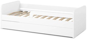 Pat pentru copii alb cu somieră 80x160 cm Duuli – ELTAP