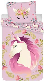 Unicorn set de lenjerie de pat 140×200cm, 70×90 cm