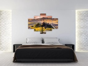 Tablou cu peisaj în carte (150x105 cm)