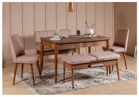Scaun sufragerie Vlasta 1 (Nuc + piatră) . 1093077