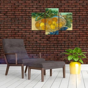 Tablou - Vincent van Gogh, Still Life of  Oranges and Lemons with  Blue Gloves, reproducere (90x60 cm)