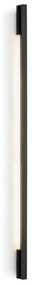 Aplica LED de perete desgin minimalist Asse negru H-150cm