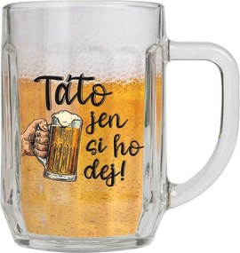 Halbă cadou Bohemia Gifts - Pentru tată, 500 ml