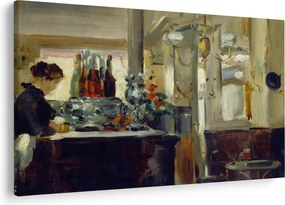 Tablou - Style of Edouard Manet, Bon Bock Cafe, reproducere (90x60 cm)