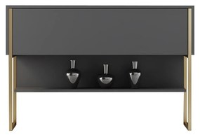 Măsuță consolă Luna 4 (auriu + antracit) . 1102308