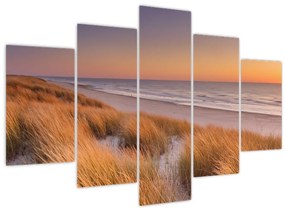 Tablou - Plajă la apus de soare (150x105 cm)