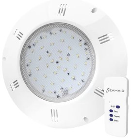 Proiector LED plat piscina RGB cu telecomanda Seamaid