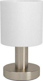 Eglo 31841 - Lampă de masă MONTETTO 1xE14/40W/230V alb/crom mat