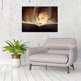 Tablou pe sticlă - Magia poveștii (70x50 cm)