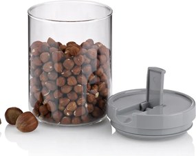 Borcan Kela ARIK din sticlă 900 ml, gri, 0,9 l