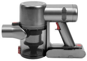 Aspirator vertical Oliver Voltz OV51001L, Manual, Li-ion 2500 mAh, 25.9 V, 3 Viteze, Filtru HEPA, 0.7 L, Sistem Ciclon, Gri