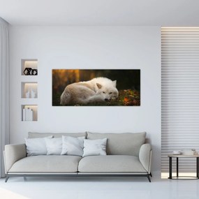 Tablou - Lupul care se odihnește (120x50 cm)