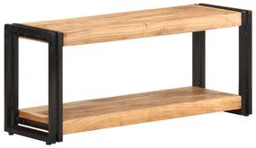 Comoda TV, 90x30x40 cm, lemn masiv de acacia