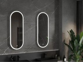 Mexen Bono oglindă de baie iluminată 45 x 120 cm, LED 6000K, anti-aburire - 9816-045-120-611-00