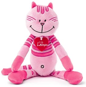Lumpin Pisica Rosalie, medie - roz, 38 cm