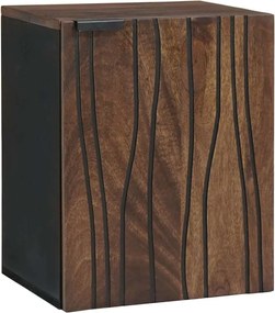 vidaXL Dulap pentru Chiuveta de Baie cu raft castan 38 x 33,5 x 48 cm