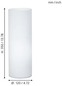 Lampă de masă Eglo 81828 GEO 1xE27/60W/230V