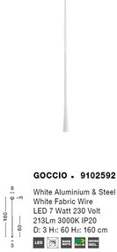 Pendul LED design modern Goccio NVL-9102592