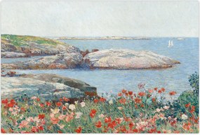 Tablou - Childe Hassam, Poppies,  Isles of Shoals, reproducere (90x60 cm)