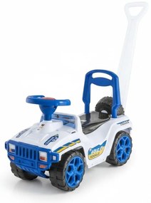 Masinuta copii si bebe NOVOKIDS™ My first SUV Car XXL , Lungime 85 cm, Maner de impins pentru parinti detasabil, Functie trotineta fara pedale,