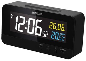 Ceas digital cu deșteptător și termometru 230V/1xCR2032 Sencor