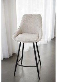 Scaune de bar bej 2 buc. (înălțime șezut 67 cm) Sierra – Rowico