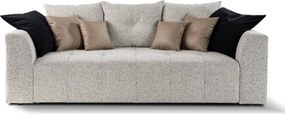 Canapea extensibila ROYAL IV, stofa bej deschis - Puente 06, 247x116x9