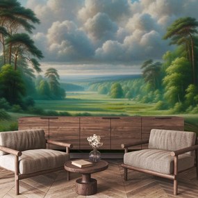 Fototapet - Peisaj verde (147x102 cm)