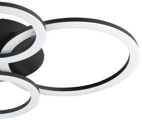 Plafonieră LED dimabilă Eglo 31769 PARRAPOS-Z LED/41W/230V negru