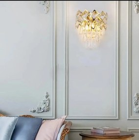 Aplica de perete, model SX8650/2, Auriu – Eleganță clasică și rafinament contemporan