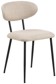 Scaune de dining crem 2 buc. Denise – Actona