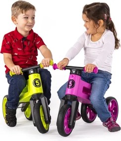 Funny Wheels RIDER SUPER SPORT - Bicicletă fără pedale 2 în 1, roz/negru
