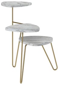 Suport pentru ghivece alb-auriu Athena - Novogratz