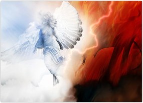 Tablou - Binele și răul (70x50 cm)