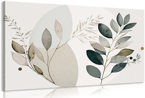 Tablou plante boho în cerc