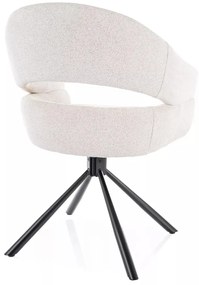 Scaun Borgo bej/negru Raven22