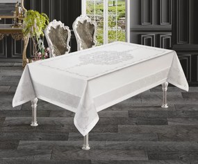 Fata de masa teflonata si impermeabila, 160x260 cm, Alb, Jumbo