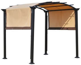 Outsunny, pergola de gradina cu panza glisanta, 295x245 cm | Aosom Ro