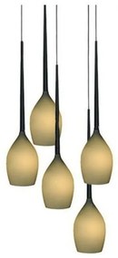 Lustra moderna Izza 5 Olive