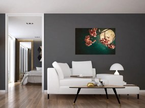 Tablou - Sakura în luna plină (90x60 cm)