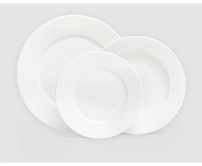 Set 12 farfurii de porțelan Bonami Essentials Imperio, alb