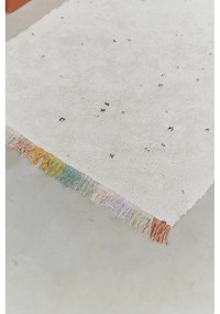 Covor pentru copii, crem, lavabil, țesut manual din bumbac 120x160 cm Stardust – Lorena Canals