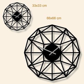 DUBLEZ | Ceas de perete industrial - Geometric Infinity