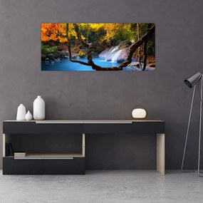 Tablou - Cascade din Asia (120x50 cm)