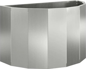 vidaXL Jardinieră Argintiu 60 x 30 x 35 cm Oțel Galvanizat