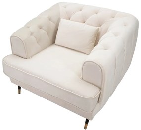 Fotoliu crem Praga – Mauro Ferretti