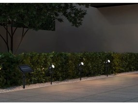 Corp de iluminat pentru exterior LED tip țepușă, de sol solar Obidos – Trio